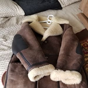 Vintage Tilley Shearling mens XL coat.